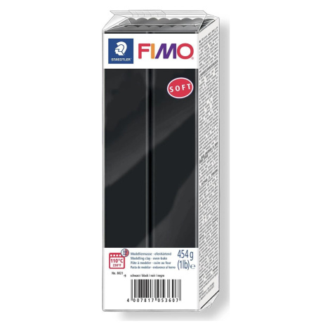 FIMO soft 454 g - černá Figured ART