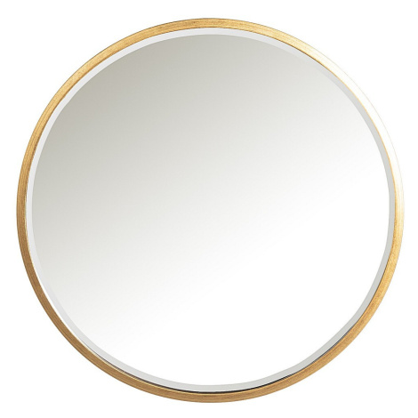 Dekoria Zrcadlo Vento Gold průměr 80cm, ⌀80 cm