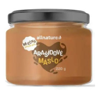 Allnature Arašídový krém s mléčnou čokoládou 220 g