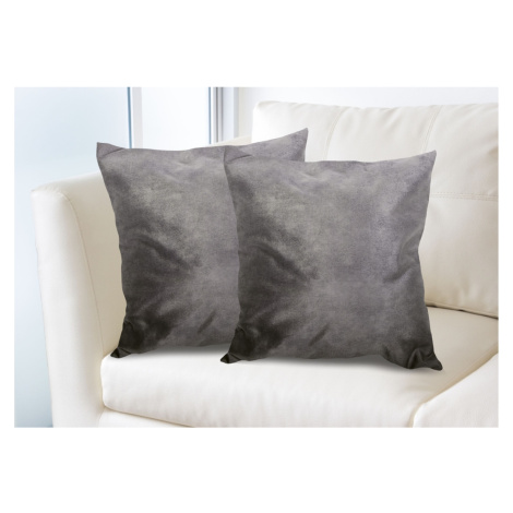 Návlek na polštář, Palladium, šedý, 45 x 45 cm FORBYT