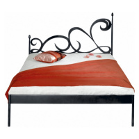 Kovová postel Cartagena kanape Rozměr: 160x200 cm, barva kovu: 10B kovář. stříbrná pat.