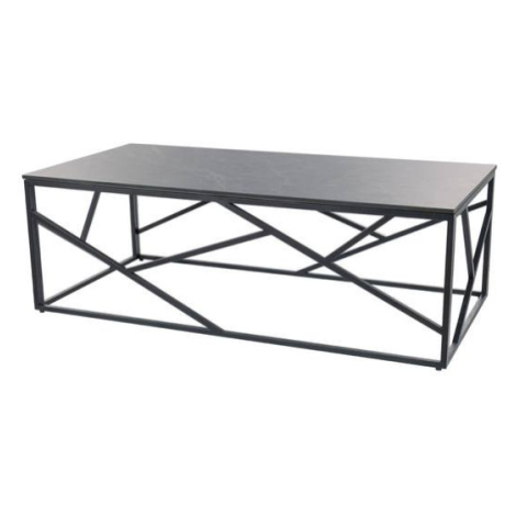 Konferenční stolek ISCODO 5 šedý mramor/černá