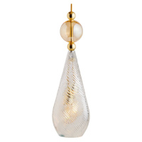 EBB & FLOW EBB & FLOW Smykke L gold crystal swirl gold-smoke