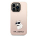 Karl Lagerfeld KLHCP14LSNCHBCP hard silikonové pouzdro iPhone 14 PRO 6.1" pink Silicone Choupett