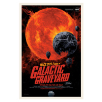 Ilustrace Galactic Graveyard (Retro Movie) - Space Series (NASA), 26.7 × 40 cm