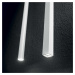 LED Závěsné svítidlo Ideal Lux Ultrathin SP1 Big Square Nero 194196 12W 760lm 100cm hranaté čern