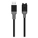 Tactical Recce 3:20 kabel pro Garmin USB-A Black/Grey