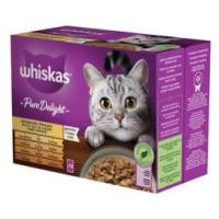 Whiskas Kapsa Pure Delight Drůběž výběr želé 12x85g