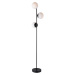 Nordlux Nordlux - Stojací lampa LILLY 3xE14/25W/230V černá