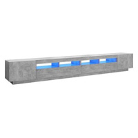SHUMEE s LED osvětlením betonově šedý 300 × 35 × 40 cm