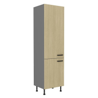 Kuchyňská Skříňka SCANDI jedle/antracit 60dk-215 2f