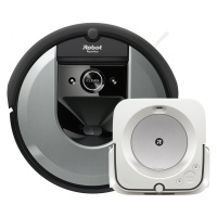 iRobot Roomba i7 silver a Braava jet m6 - Set