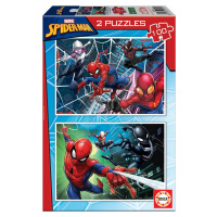 Puzzle pro děti Spiderman Educa 2 x 100 dílků od 6 let