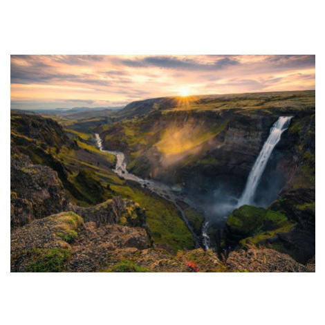 RAVENSBURGER Puzzle Vodopád Haifoss, Island 1000 dílků 139106