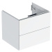 Geberit ONE - Umyvadlová skříňka 59x50x47 cm, 2 zásuvky, lesklá bílá 505.261.00.1