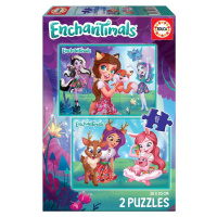 Puzzle Enchantimals Educa 2 x 48 dílků od 5 let