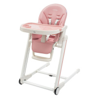 NEW BABY - Jídelní židlička Muka dusty pink