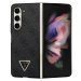 Guess 4G PU Leather Triangle kryt Samsung Galaxy Z Fold5 černý