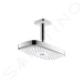 Hansgrohe 26608400 - Hlavová sprcha 300 2jet s přívodem od stropu 10 cm, EcoSmart, bílá/chrom