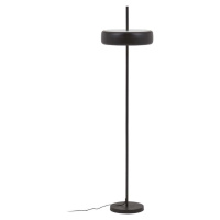 Černá stojací lampa s kovovým stínidlem (výška 183 cm) Francisca – Kave Home