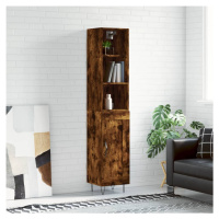 vidaXL Skříň highboard kouřový dub 34,5 x 34 x 180 cm kompozitní dřevo