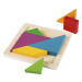 Playtive Dřevěné duhové puzzle Montessori FSC (duhový tangram)