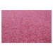 Vopi koberce Metrážový koberec Eton růžový 11 - neúčtujeme odřezky z role! - Kruh s obšitím cm
