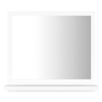 Koupelnové zrcadlo bílé 40×10,5×37 cm dřevotříska 804553