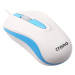 Crono CM642 - optická myš, USB, modrá + bílá