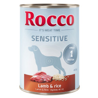 Rocco Sensitive 24 x 400 g - jehněčí & rýže