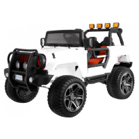 Mamido Elektrické autíčko Jeep Monster 4x4 bílé
