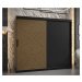 Šatní skříň Abi Seul Barva korpusu: Černá, Rozměry: 200 cm, Dveře: Seul + černá