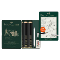 Faber-Castell Faber-Castell, 115220, Pitt Graphite Matt, sada matných grafitových tužek, 11 ks