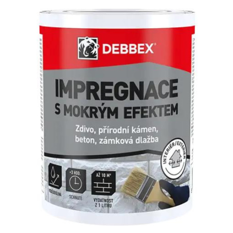 Impregnace s mokrým efektem DEBBEX 1l - rozbaleno - polepený obal