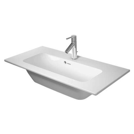 Duravit ME by Starck - Umyvadlo nábytkové Compact, 83x40 cm, bez otvoru pro baterii, s WonderGli