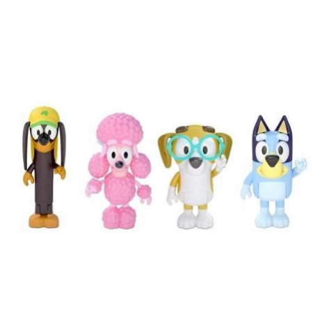 Bluey 4 figurky přátelé TM Toys