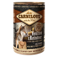 Carnilove Dog – Adult – jelení a sobí maso 6 × 400 g