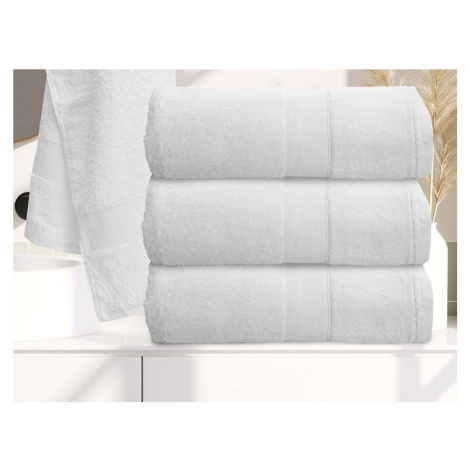 Hotelová osuška POPCORN MAXI 90x150 cm bílá, 100% bavlna