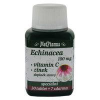 Medpharma Echinacea 100 mg + vitamin C + zinek 37 tablet