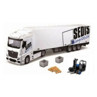 Bburago 1:43 MB Actros SEDIS Logistika s vysokozdvižným vozíkem a příslušenstvím