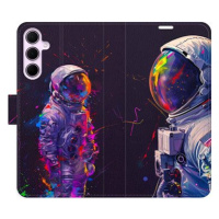 iSaprio Flip pouzdro Neon Astronaut 02 pro Samsung Galaxy A55 5G