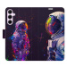 iSaprio Flip pouzdro Neon Astronaut 02 pro Samsung Galaxy A55 5G