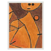 Obrazová reprodukce Mannequin (Abstract in Orange & Brown) - Paul Klee, 30x40 cm