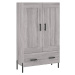 vidaXL Skříň highboard šedá sonoma 69,5 x 31 x 115 cm kompozitní dřevo