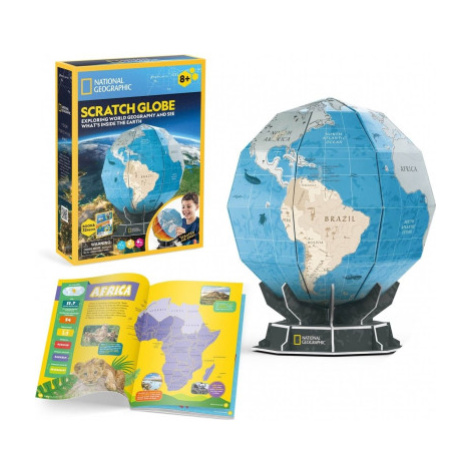 CubicFun - Puzzle 3D National Geograpic Zeměkoule - 21 dílků