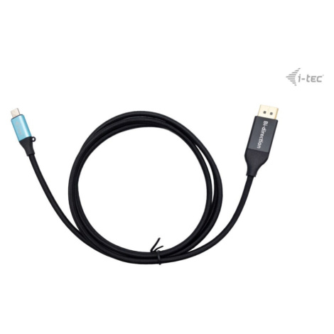 I-tec kabel / adaptér USB-C - Displayport, 8K@30Hz, obousměrný, 1.5m - C31CBLDP8KBIDIR
