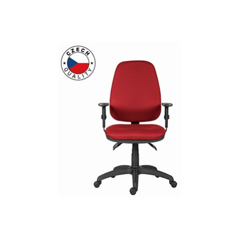 Powerton ERGO ANNA Kancelářské ergonomické křeslo, Červené