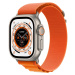 Apple Watch Ultra 49mm titanová se oranžovým alpským tahem S