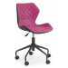 Otáčecí Židle Matrix černá/růžová