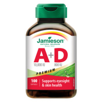 Jamieson Vitamíny A+D Premium 10 000/800 IU 100 kapslí